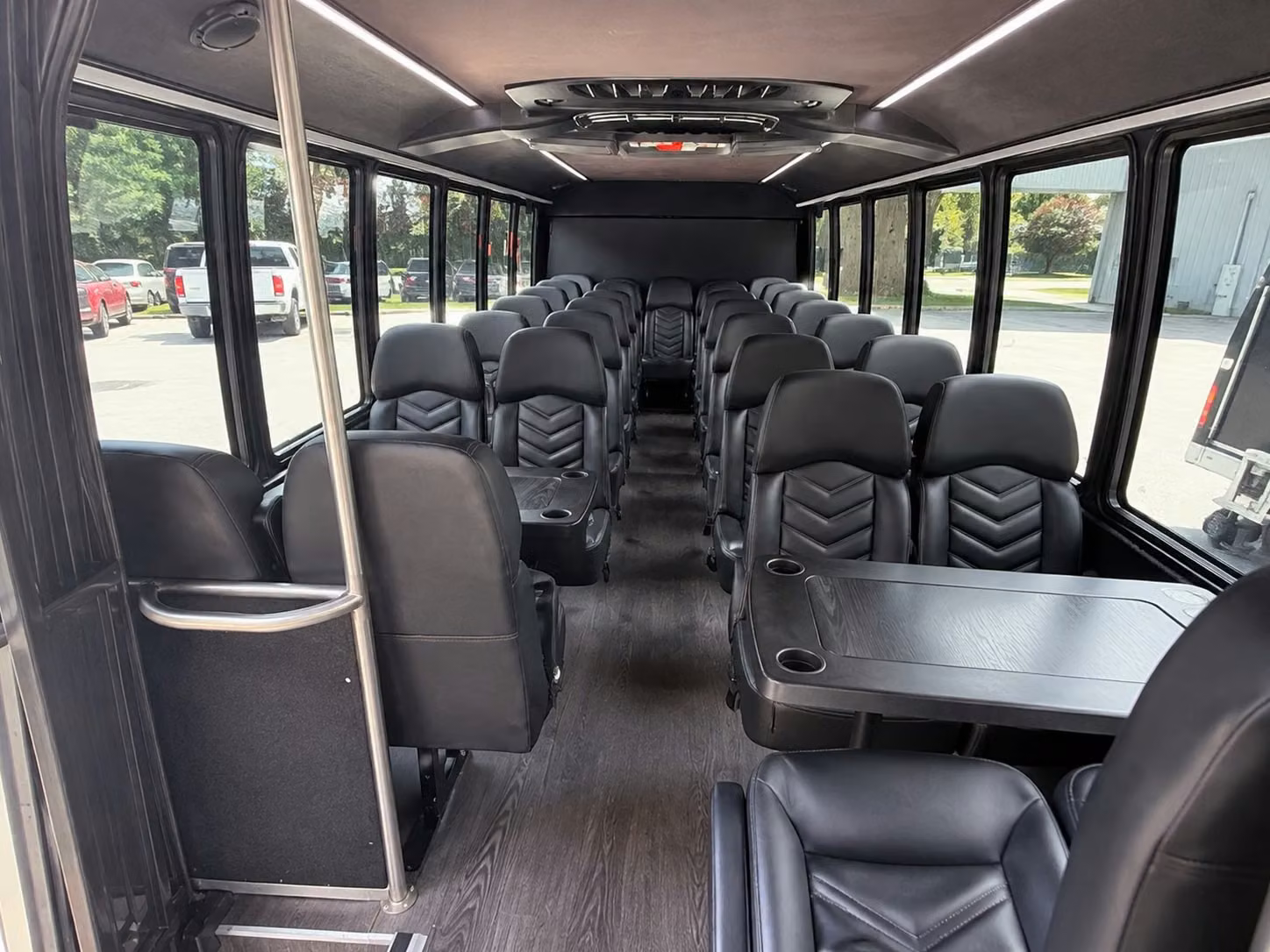 18 passenger minibus interior