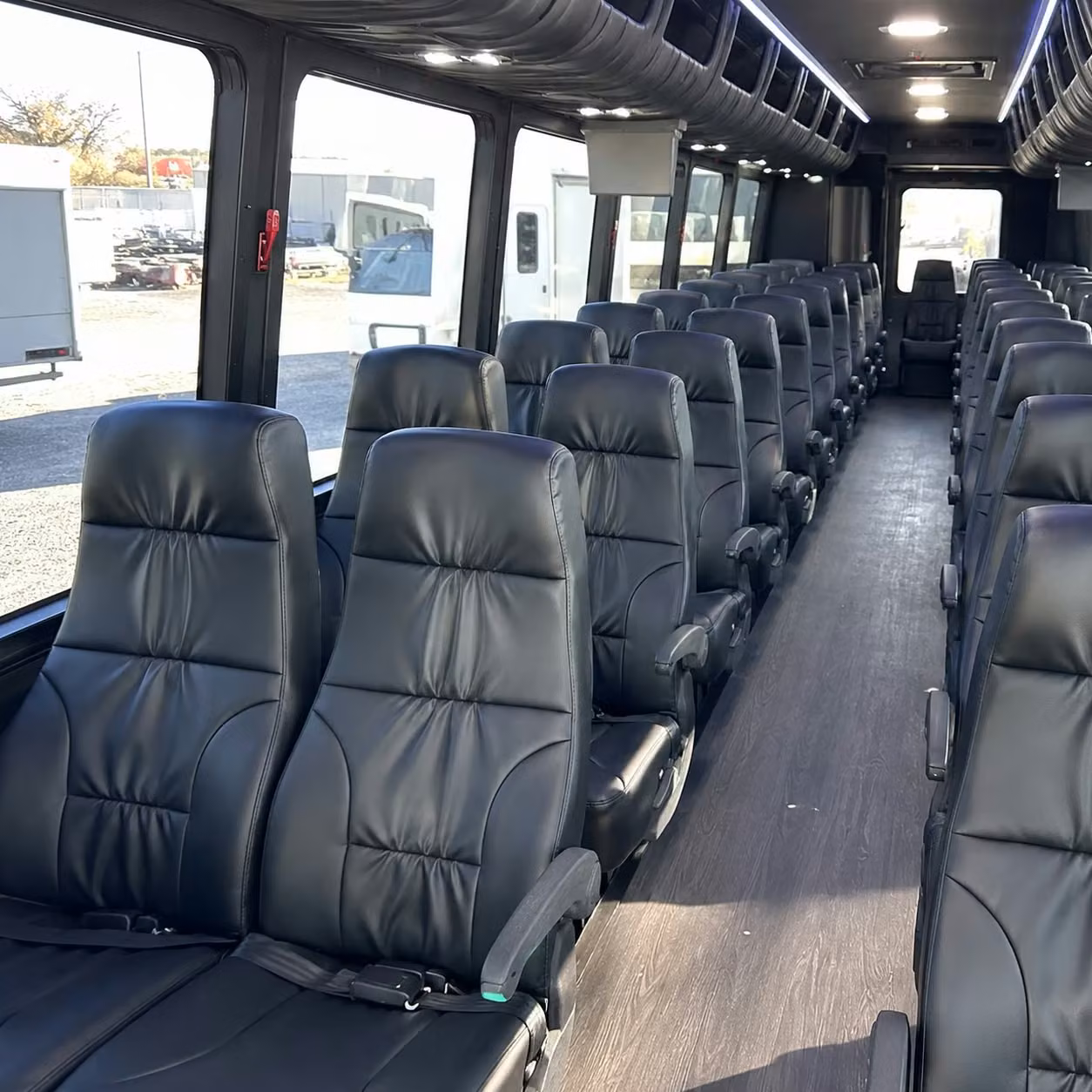 28 passenger minibus inside