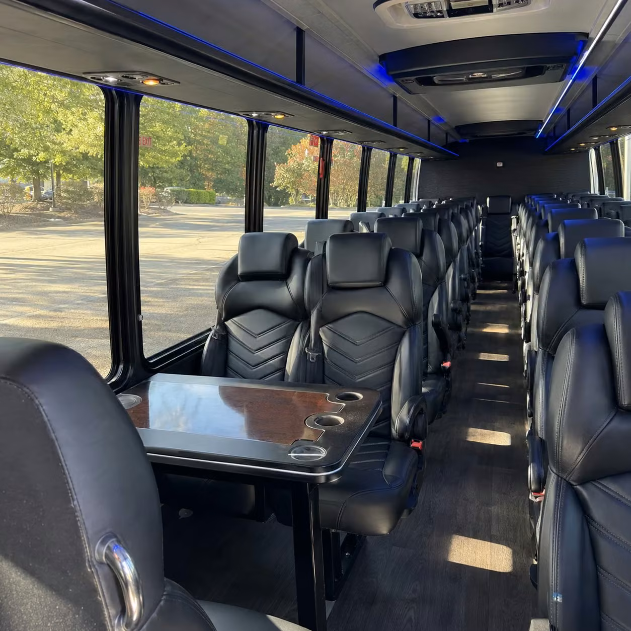 30 passenger minibus interior